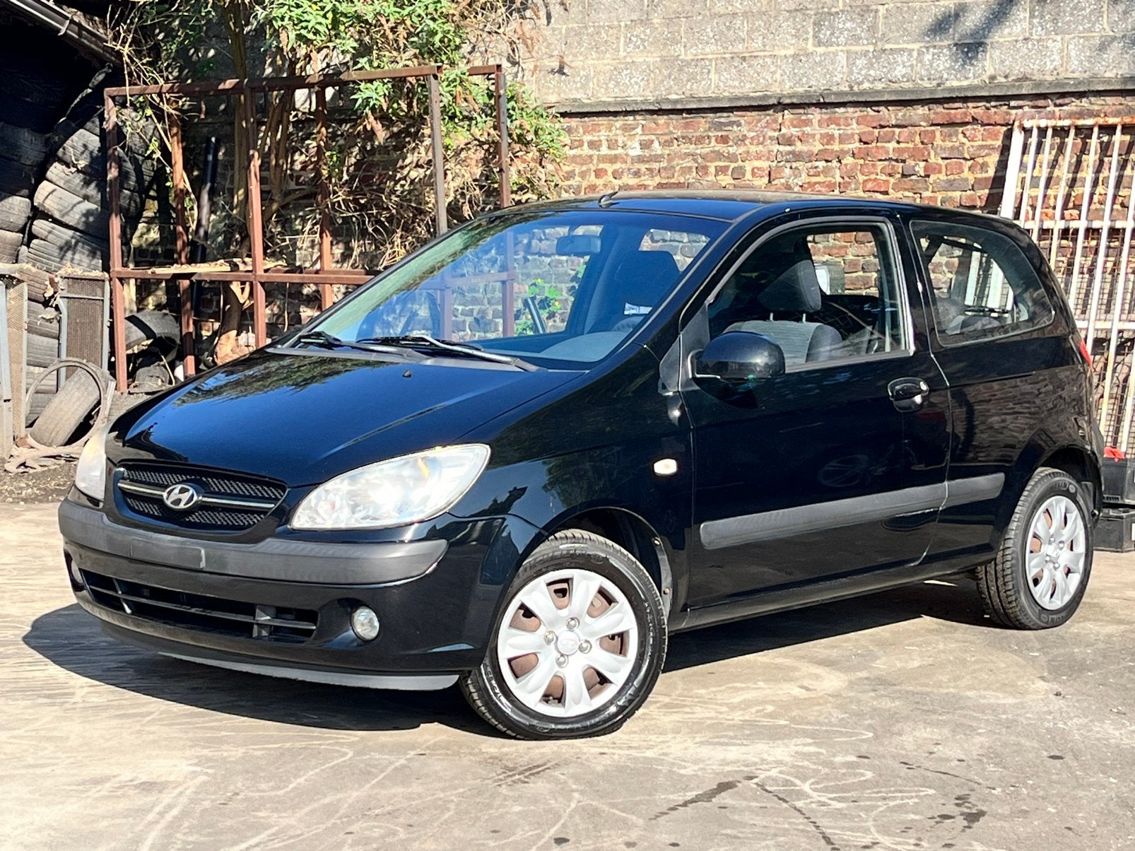 Hyundai getz / 1.5 / Euro 4 / diesel, Auto's, Hyundai, Voorwielaandrijving, Zwart, 65 kW, Zwart