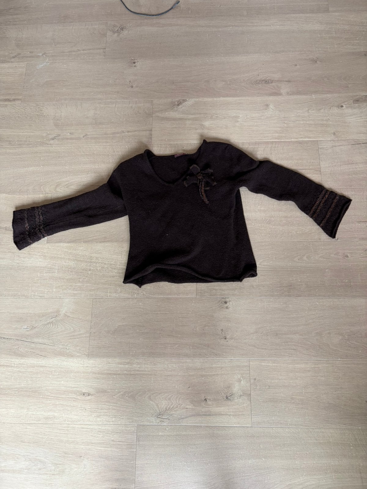 Leuke warme trui, Ophalen, Zo goed als nieuw, Maat 36 (S), Bruin