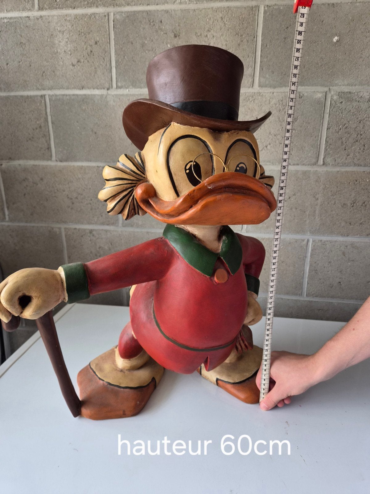Disney statue oncle picsou, Collections, Disney, Enlèvement, Autres personnages, Utilisé, Statue ou Figurine