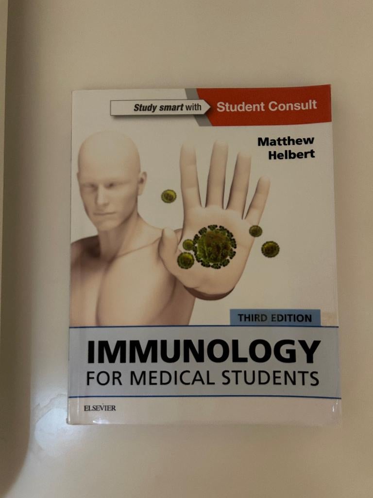 Immunology for Medical Students Handboek, Boeken, Ophalen of Verzenden, Nieuw, Hoger Onderwijs