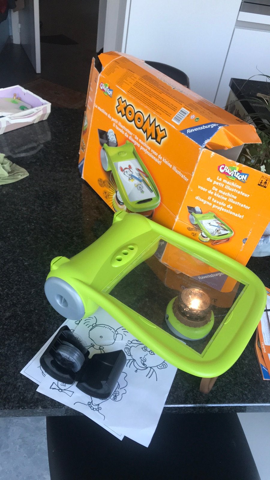 Xoomy tekentafel telenmachine, Hobby en Vrije tijd, Ophalen of Verzenden, Zo goed als nieuw