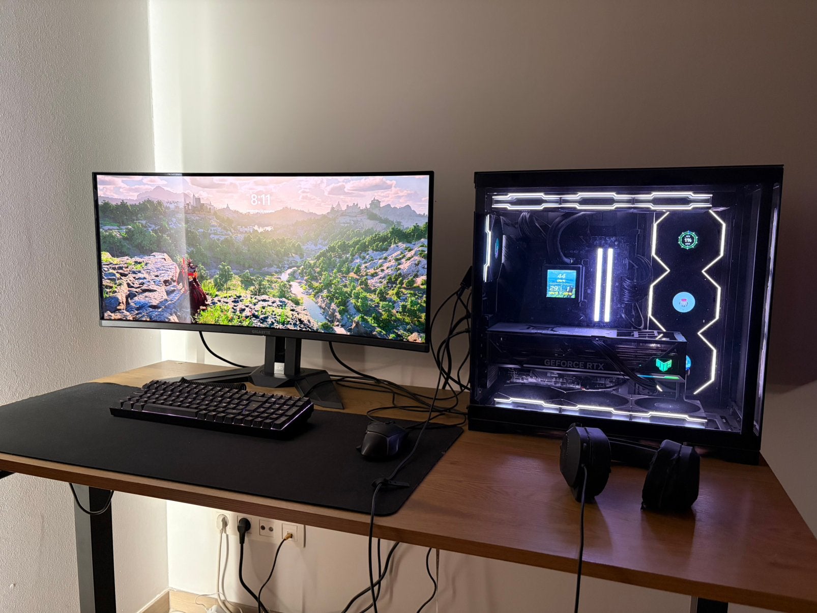 Complete gaming setup — RTX 4080 Super / Ryzen 7 7800X3D, Ophalen, 32 GB, Zo goed als nieuw, Gaming