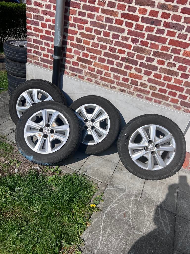 Banden met Gewoon velgen opel corsa E winter banden, Auto-onderdelen, Banden en Velgen, Ophalen, Band(en)