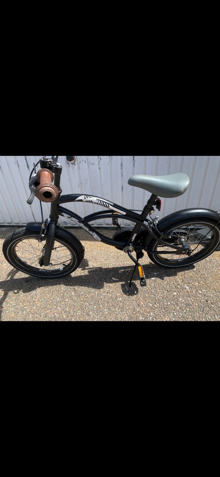 Kinderfiets 16 Inch Zwart, Ophalen, Zo goed als nieuw