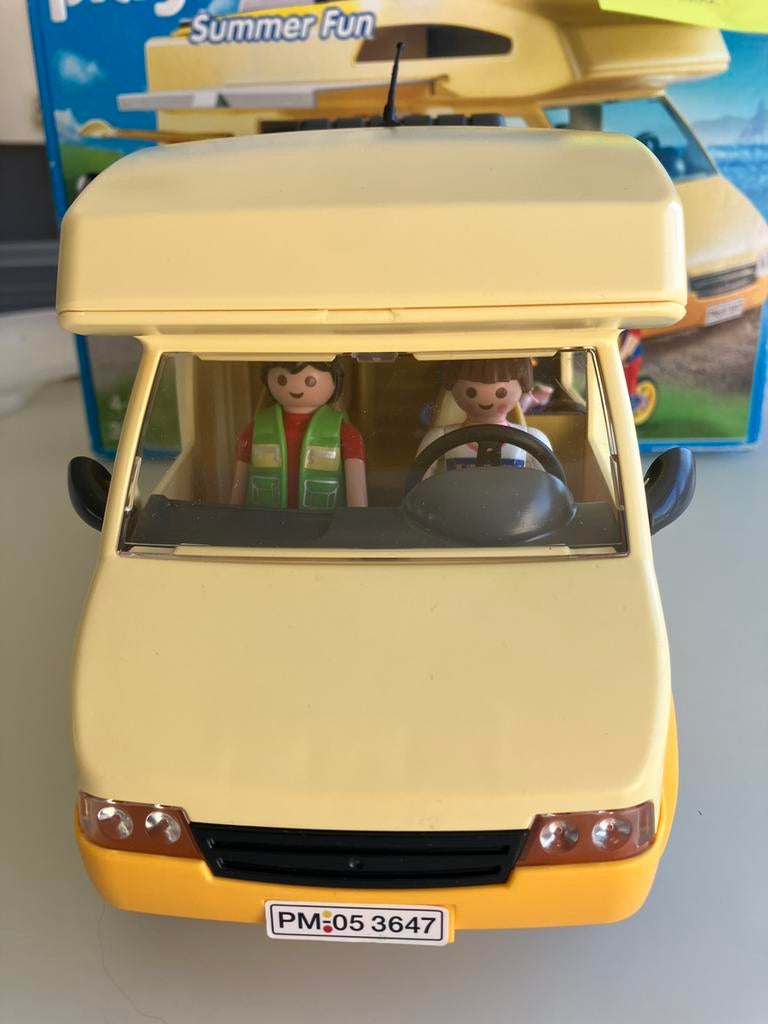 Playmobil 3647 familie camper, Ophalen of Verzenden, Zo goed als nieuw