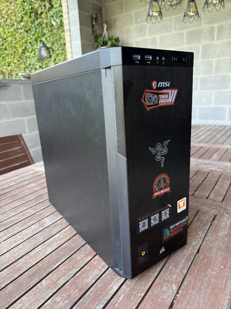 PC GAMER – RTX 4060 / i7-8700 / 16 Go RAM, Le pc est monté avec différentes marques, Reconditionné, HDD, Intel Core i7