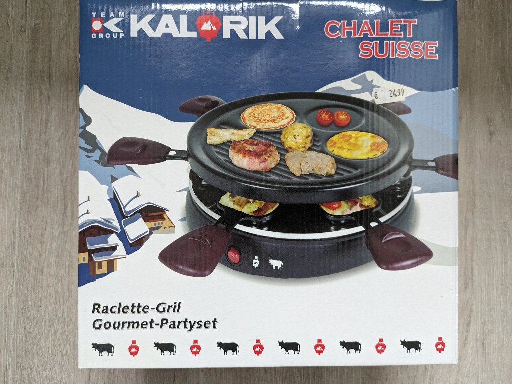 Kalorik Chalet Suisse Raclette-Grill / Gourmetset, Enlèvement ou Envoi, Neuf, 4 à 7 personnes