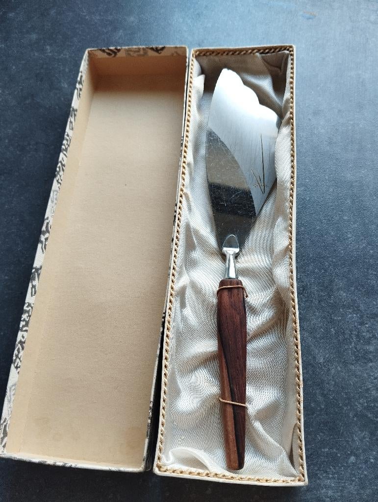 Vintage taartschep in originele doos, Ophalen of Verzenden