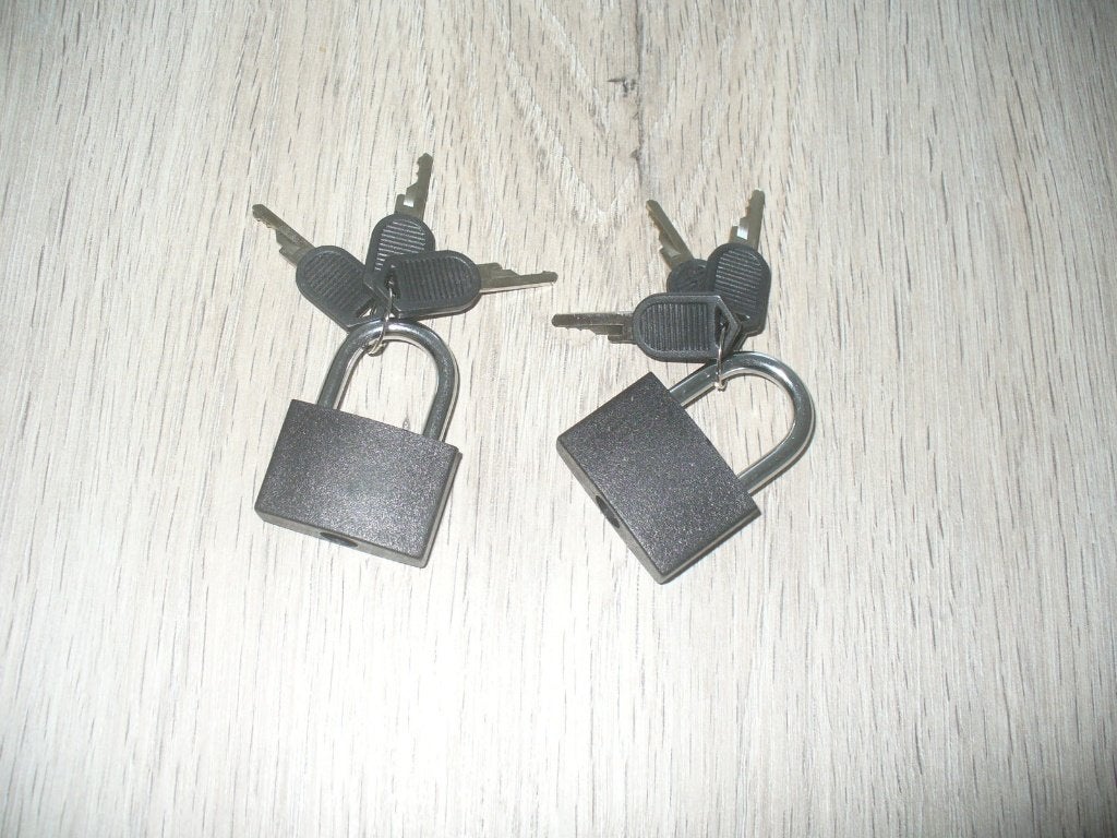 Set 2 hangsloten, Ophalen of Verzenden