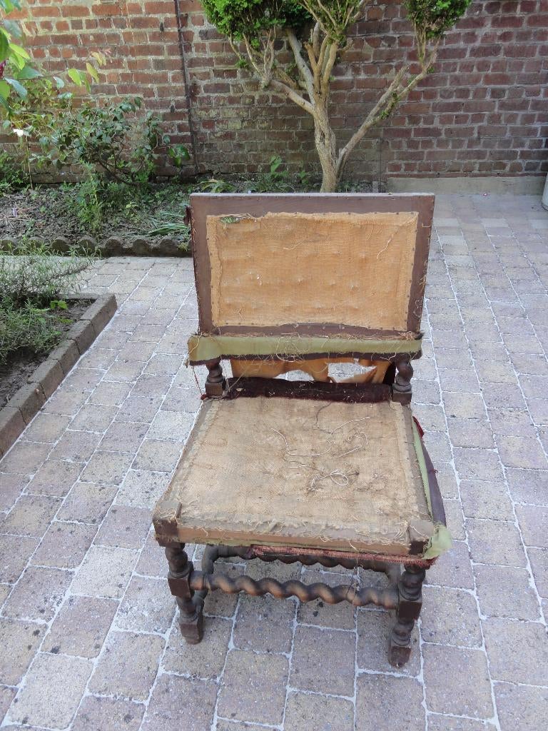 fauteuil à garnir, Enlèvement