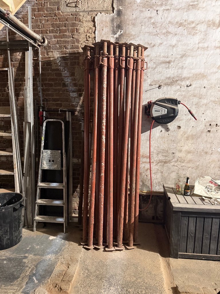 19 Étançon 2,5m/4m, Bricolage & Construction, Enlèvement ou Envoi, Comme neuf, Fer