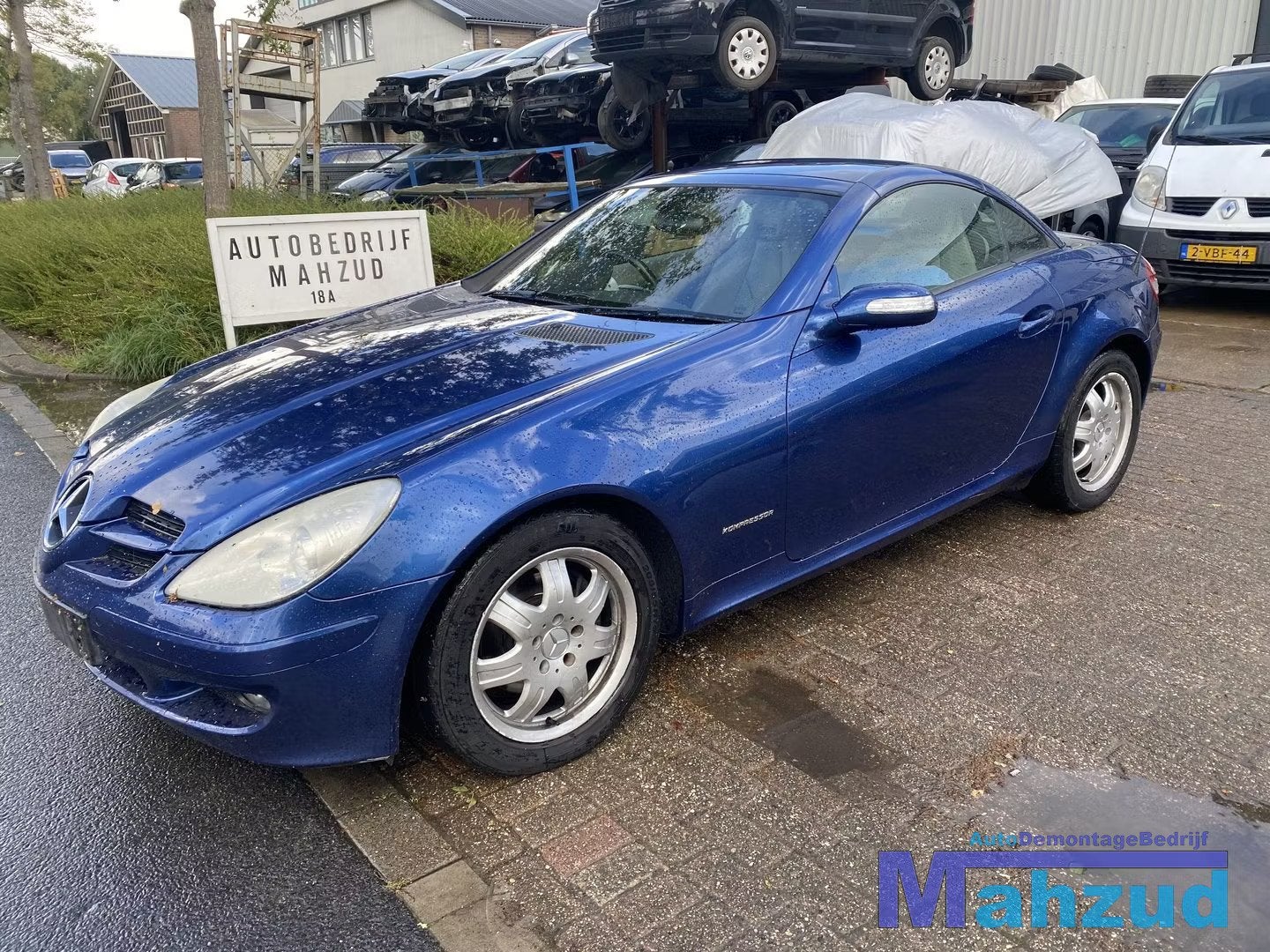 2005 MERCEDES SLK R171 Blauw C345 Links Spiegel 05-11, Mercedes-Benz AG, Mercedes-Benz, Utilisé, Mercedesstrasse 120
70372  Stuttgart, DE