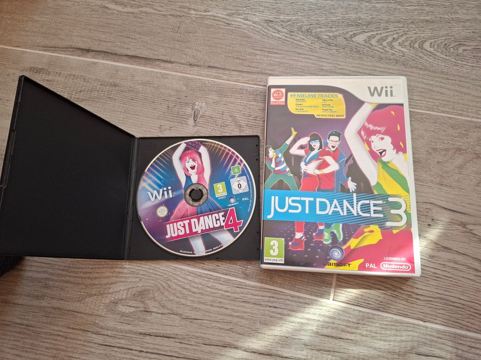 just dance 3 en 4 wii, Enlèvement