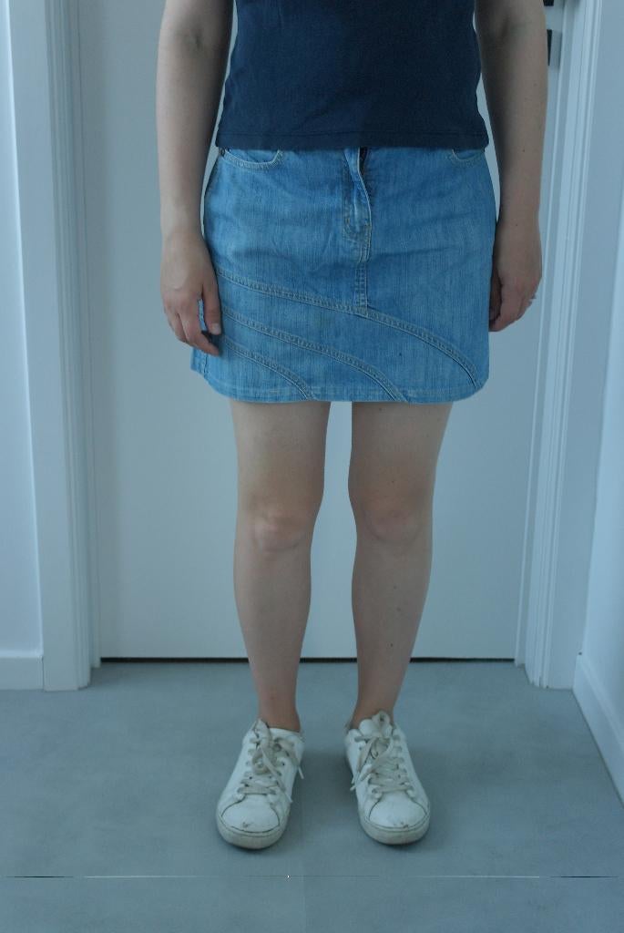jeans rokje 14 jaar, Kinderen en Baby's, Meisje, Ophalen of Verzenden, Zo goed als nieuw, Jurk of Rok