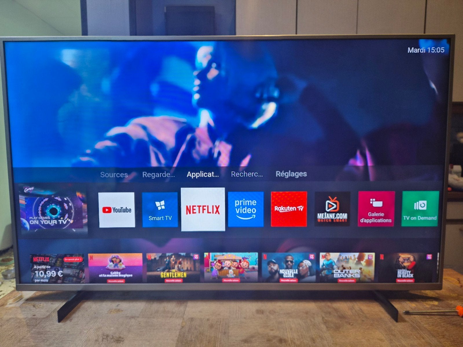 tv Philips 126 cm ambilight,  4 k ,connecté, fonctionne parf, Enlèvement, LCD, Philips, Smart TV