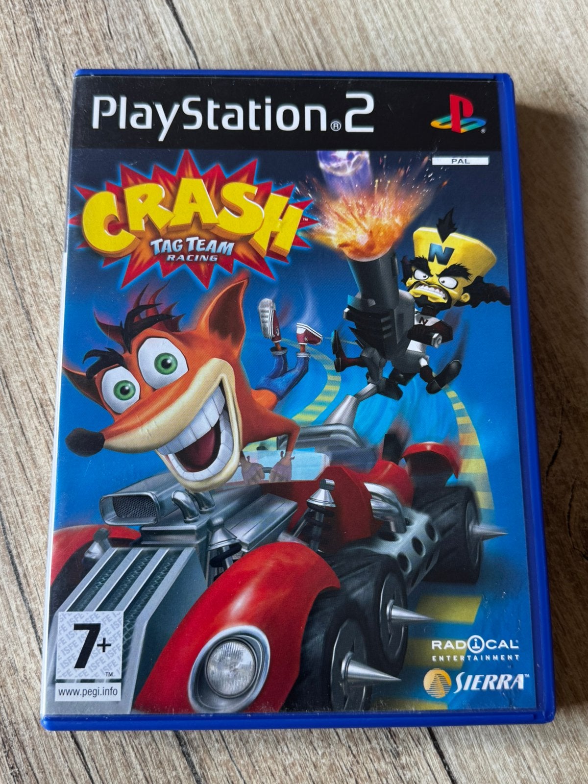 CRASH Tag Team Racing Ps2, Games en Spelcomputers, Ophalen, Zo goed als nieuw