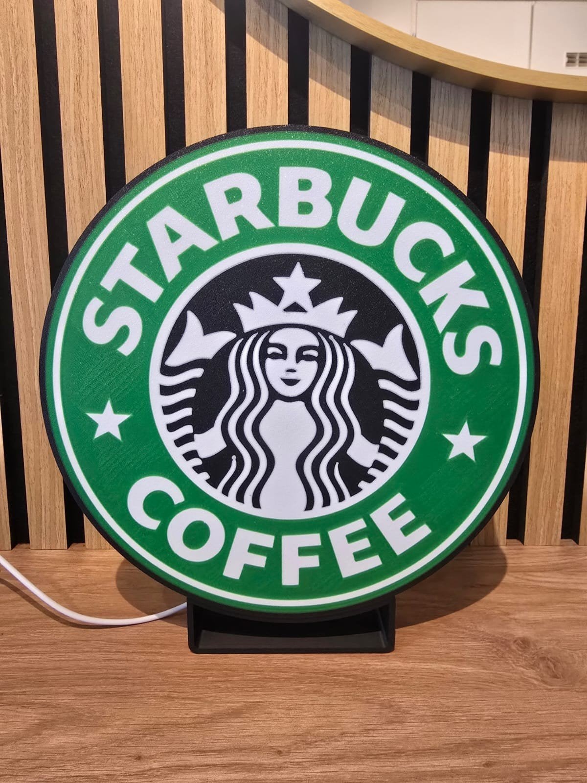 Starbucks Coffee LED Lichtbord - Uniek Decoratiestuk, Enlèvement ou Envoi