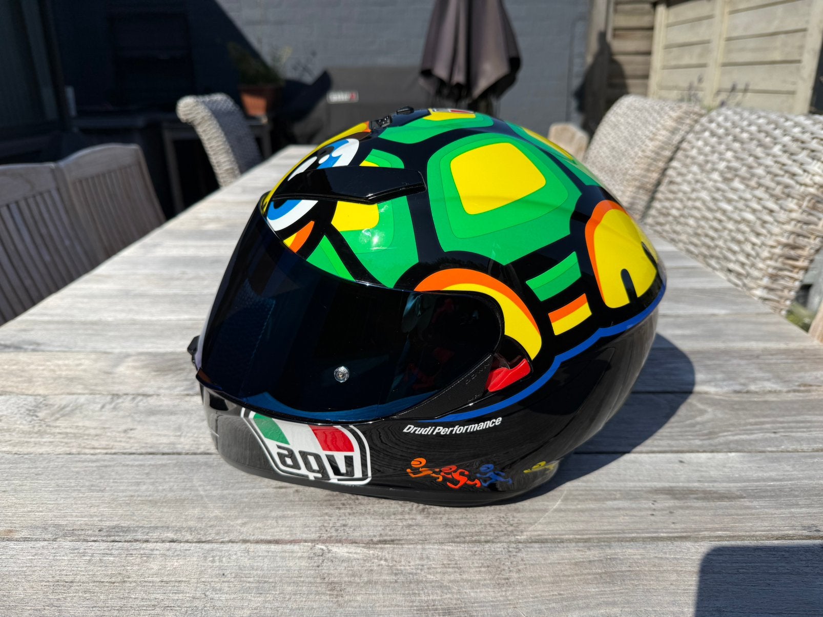 Agv KA 3 Sv turtle valentino rossi 46.. 250€, Enlèvement, M, AGV