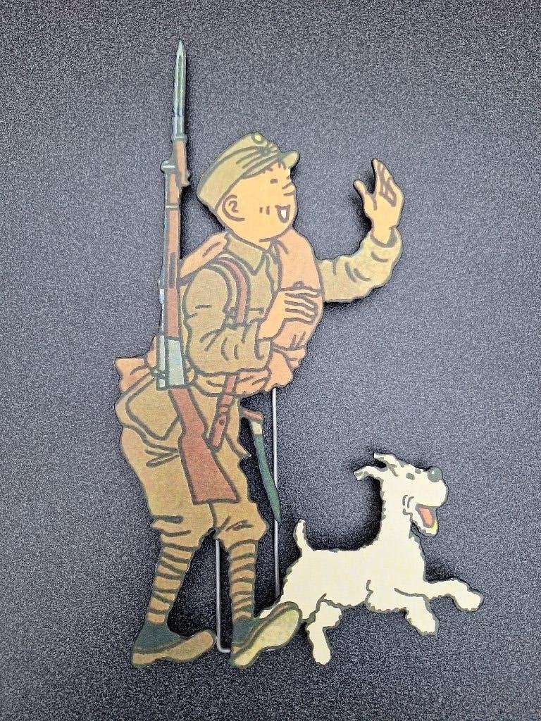 Silhouette Tintin et l'aviation - Hergé, Enlèvement ou Envoi, Tintin, Utilisé
