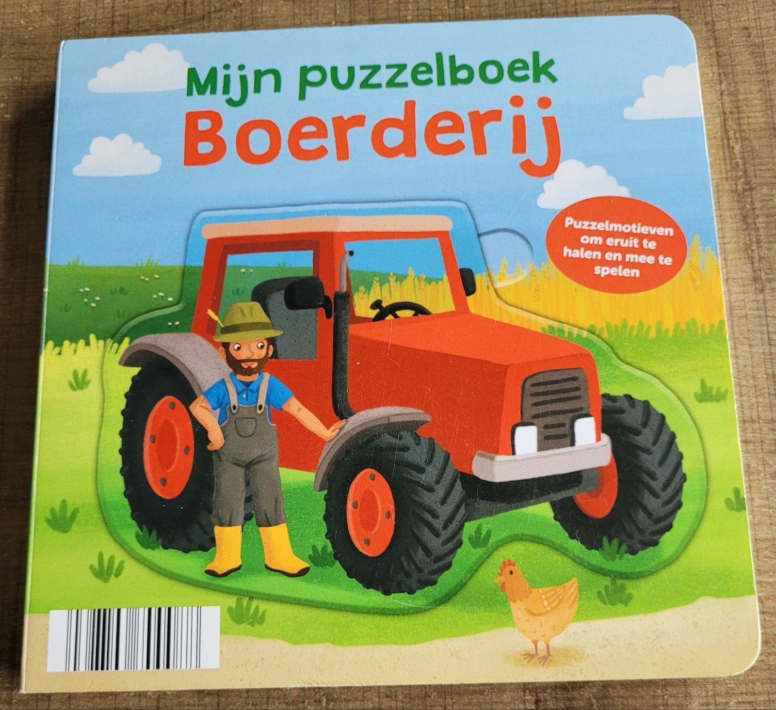Mijn puzzelboek - Boerderij, Ophalen of Verzenden, Zo goed als nieuw, Uitklap-, Voel- of Ontdekboek, 1 tot 2 jaar