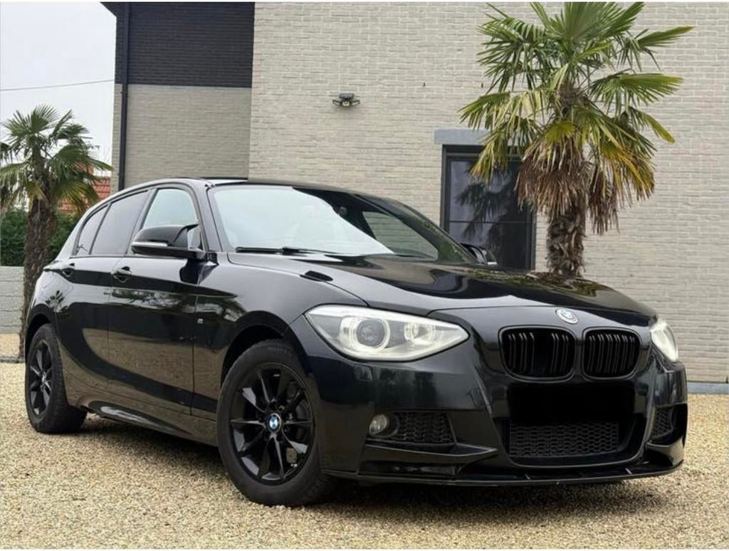BMW 118i Pack M Automatique 2014 108 000km, Autos, Euro 5, Achat, Alcantara, Noir