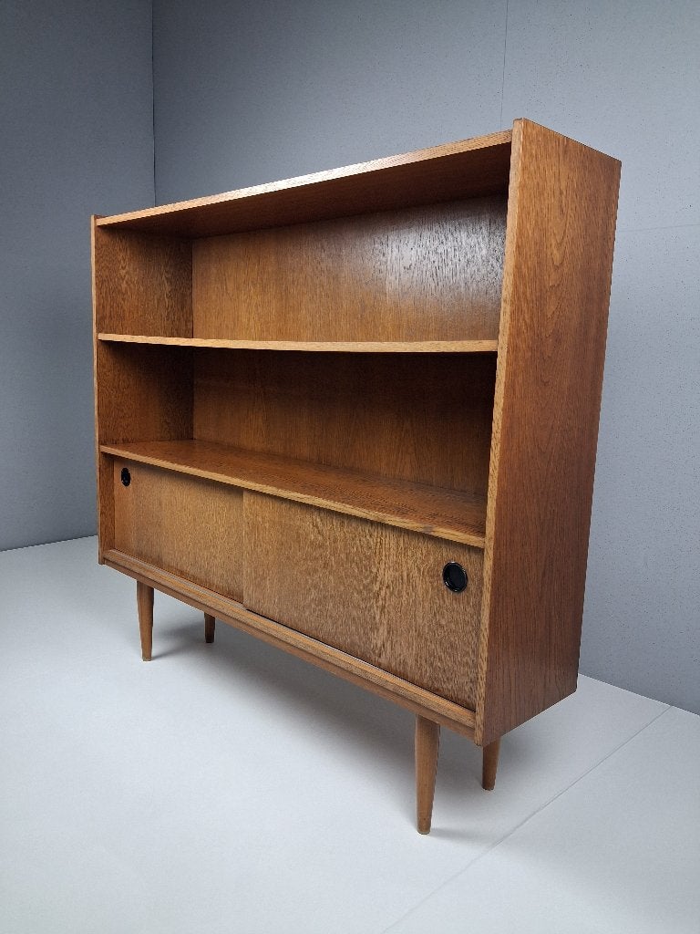 Vintage Wandmeubel / Boekenkast, Jaren 60 - 70, Huis en Inrichting, Kasten | Wandmeubels, Ophalen, 100 tot 150 cm, Minder dan 150 cm