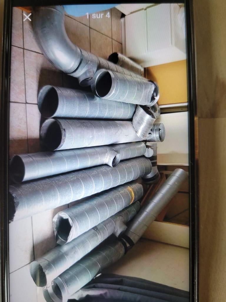 Tubage vmc 160 et 200, Enlèvement