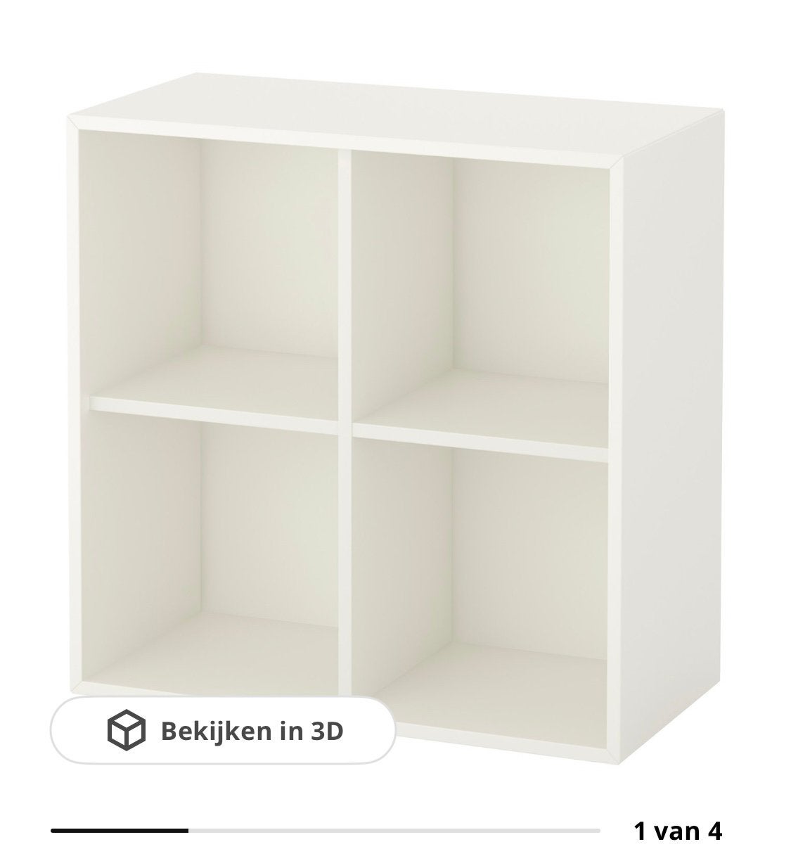 Open last met 4 vakken en Eket Ikea, Ophalen, 50 tot 100 cm, Zo goed als nieuw, Minder dan 100 cm