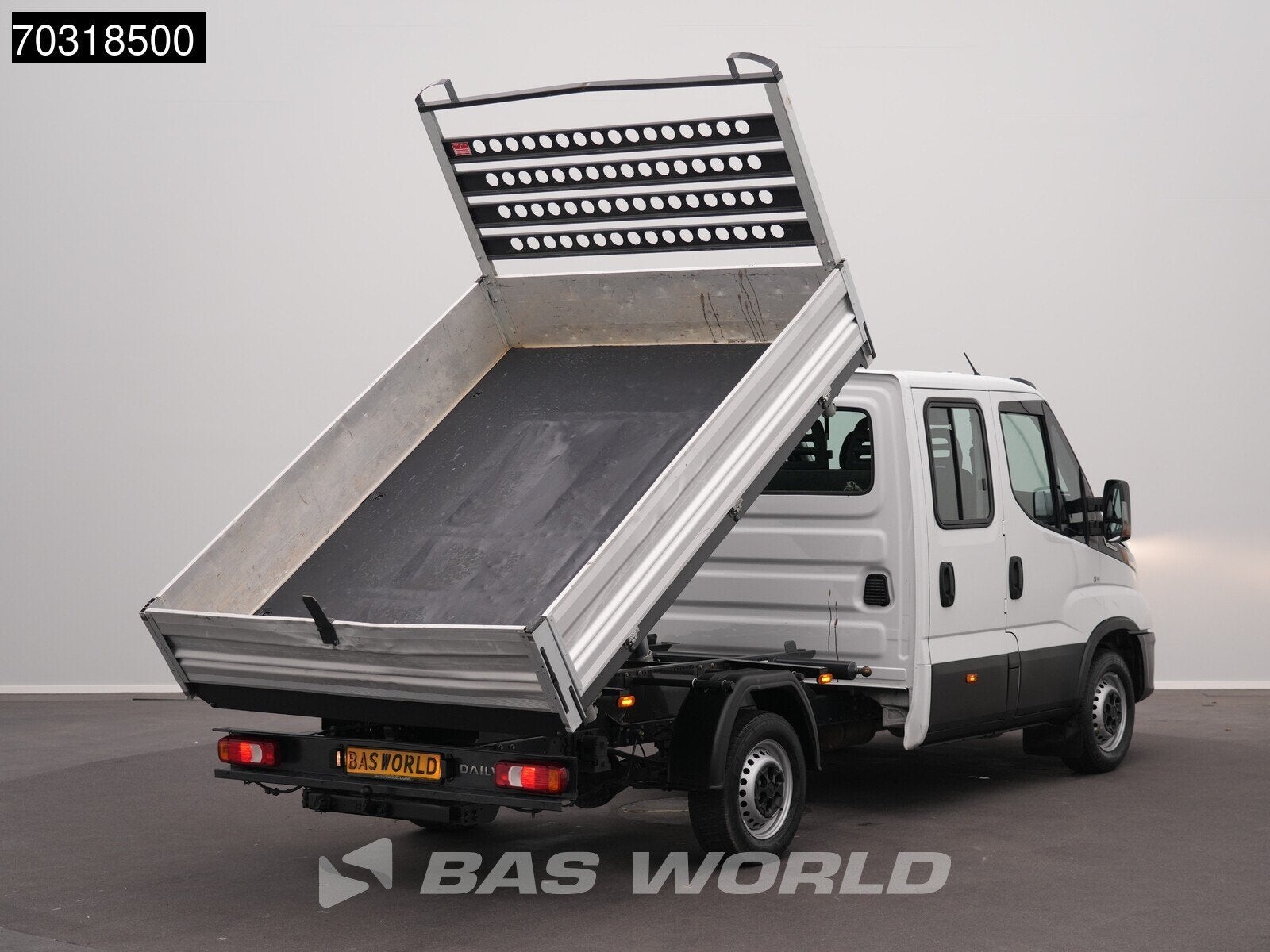 Iveco Daily 35S16 Automaat Driezijdige Kipper Dubbel Cabine, Autos, Camionnettes & Utilitaires, Achat, Euro 6, Entreprise, Automatique