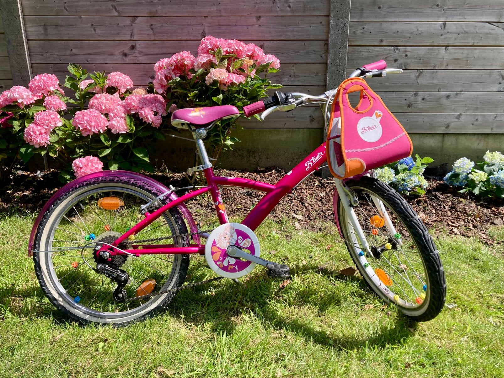 Kinderfiets voor meisjes, Ophalen, Gebruikt, Velgrem, 16 tot 20 inch