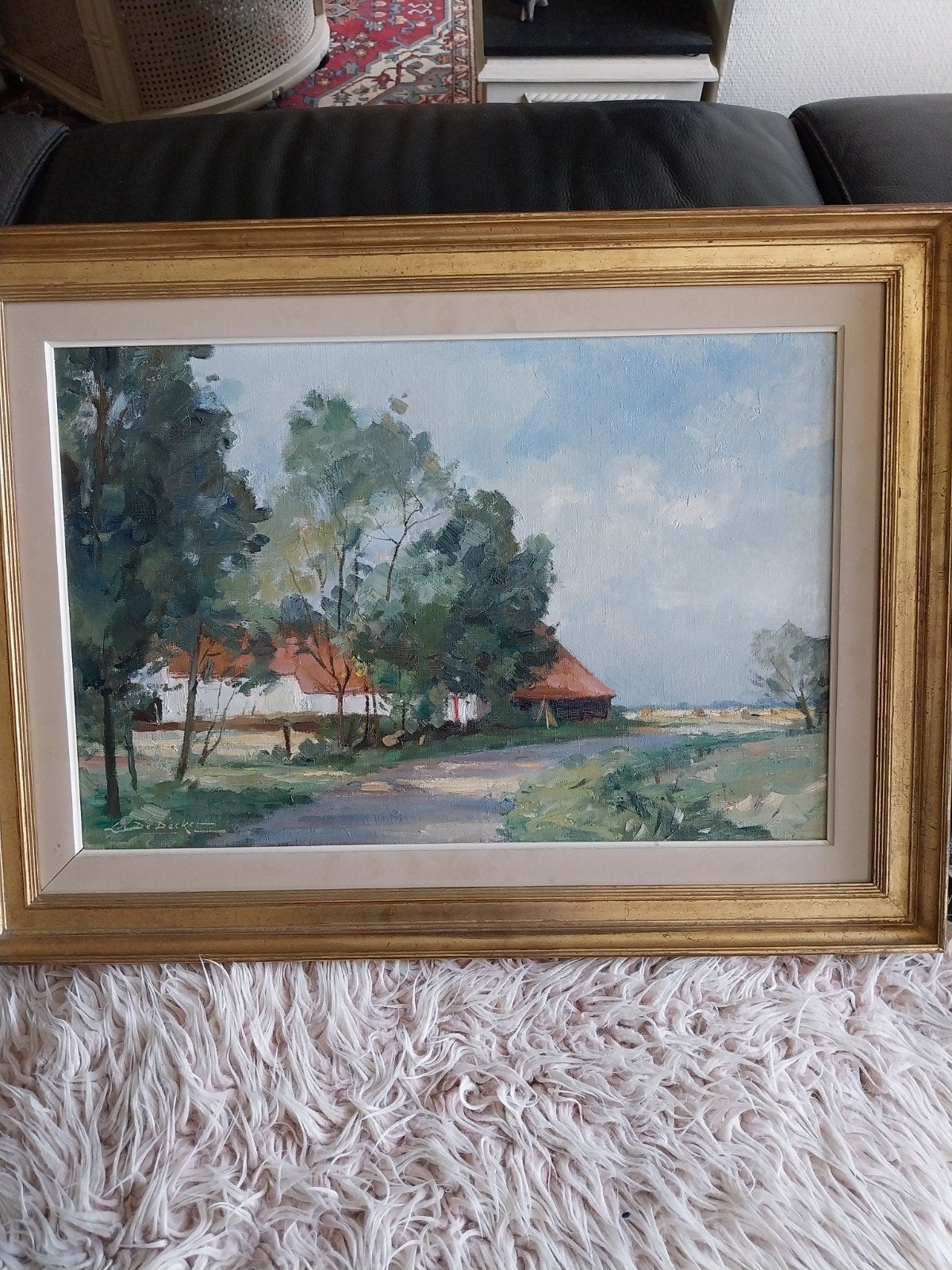 Luc de decker., Enlèvement, Paysage, Toile