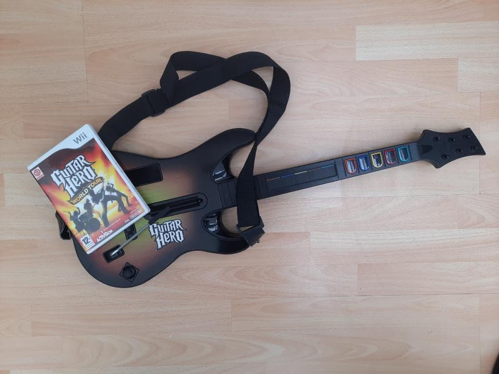 Wii Guitar Hero World Tour Gitaarspel, Ophalen of Verzenden, Zo goed als nieuw, Muziek, Vanaf 12 jaar