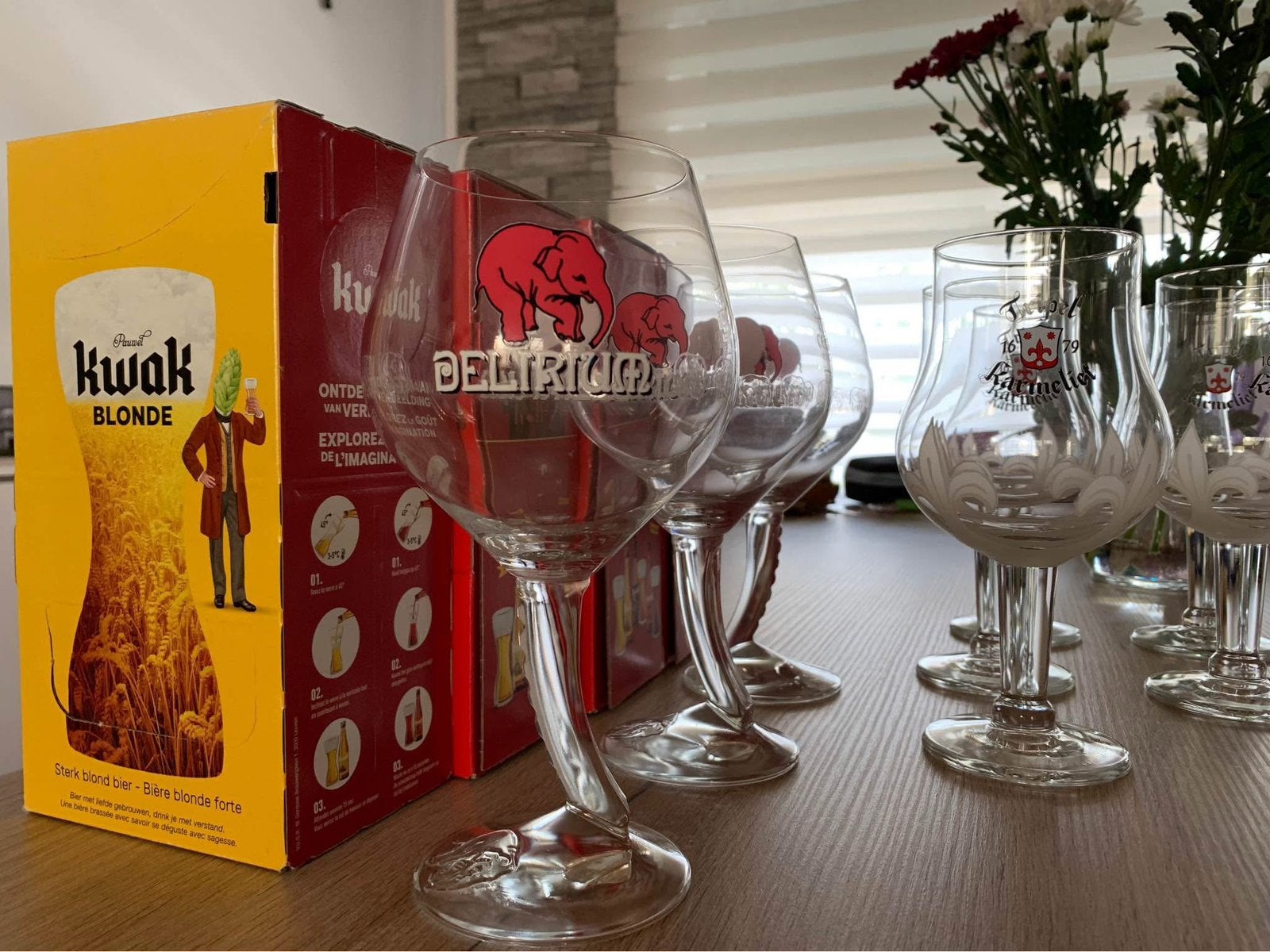 Speciale bierglazen, Ophalen, Zo goed als nieuw