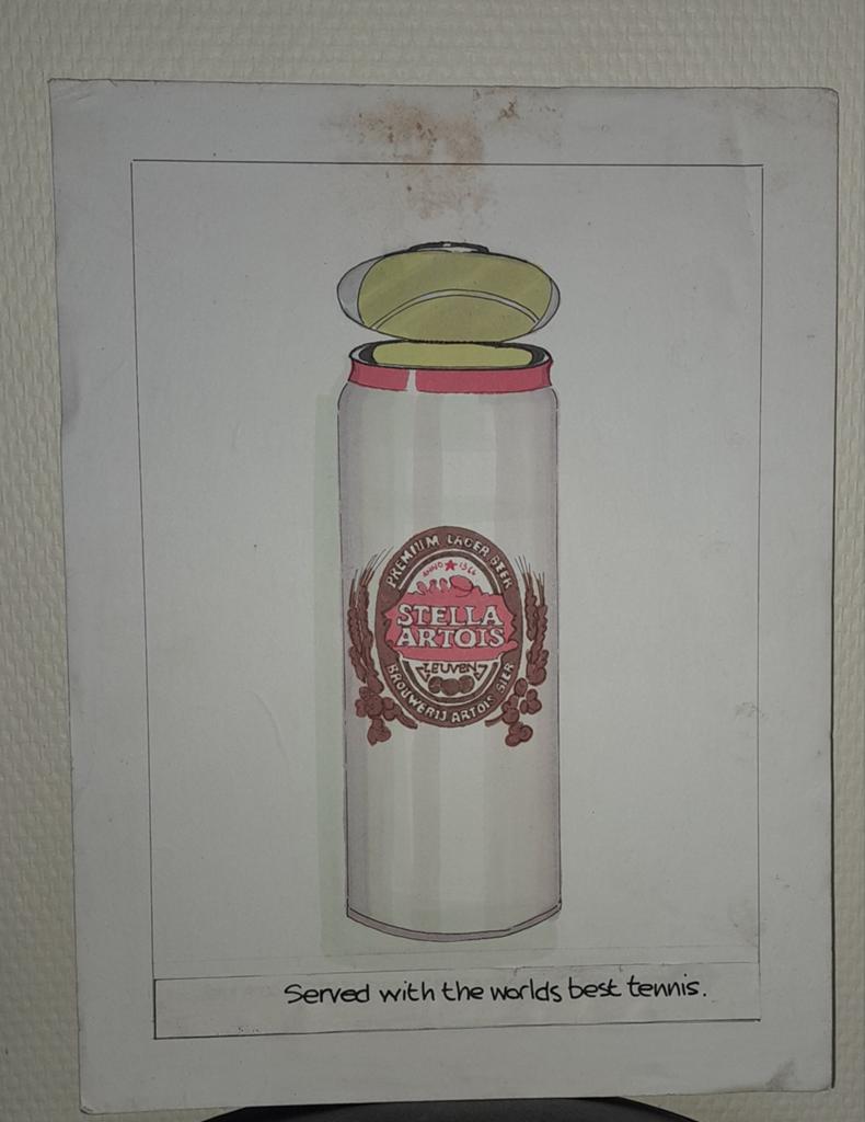 Reclame bord Stella Artois, Verzamelen, Merken en Reclamevoorwerpen, Gebruikt, Reclamebord, Ophalen
