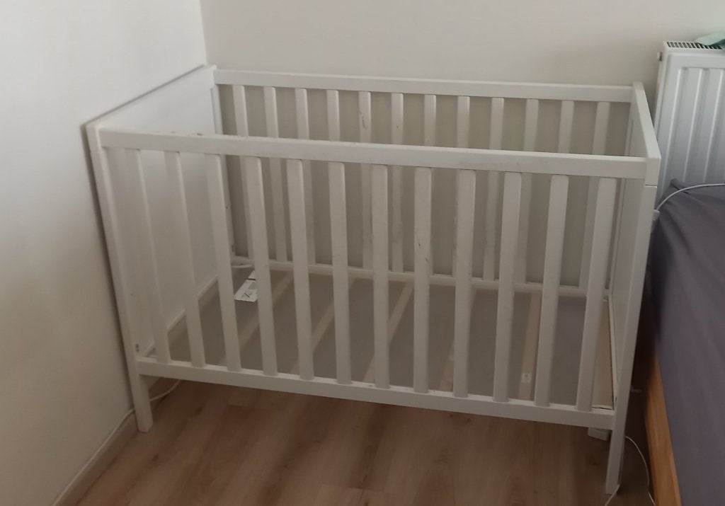 A vendre lit bébé ikea sundvik, Enlèvement, Utilisé, Lit
