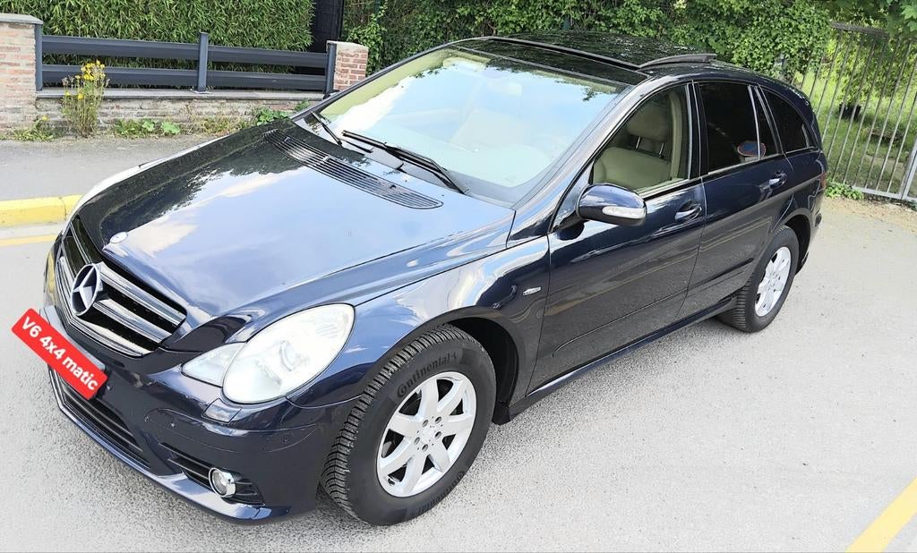 Mercedes R320 CDI 7 places toit panoramique 1ère propriétair, Auto's, Automaat, R-Klasse, Beige, Leder