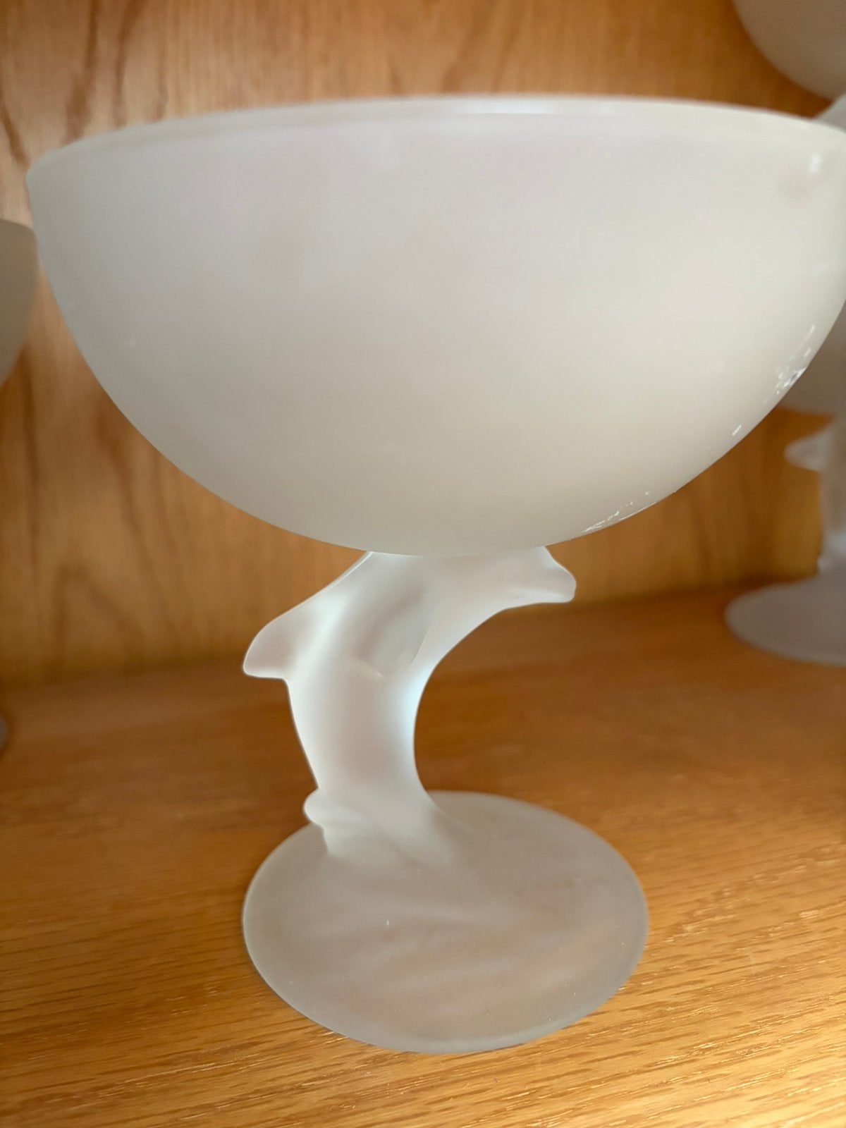 Lot de 6 coupes à glace sablées, Antiquités & Art, Enlèvement
