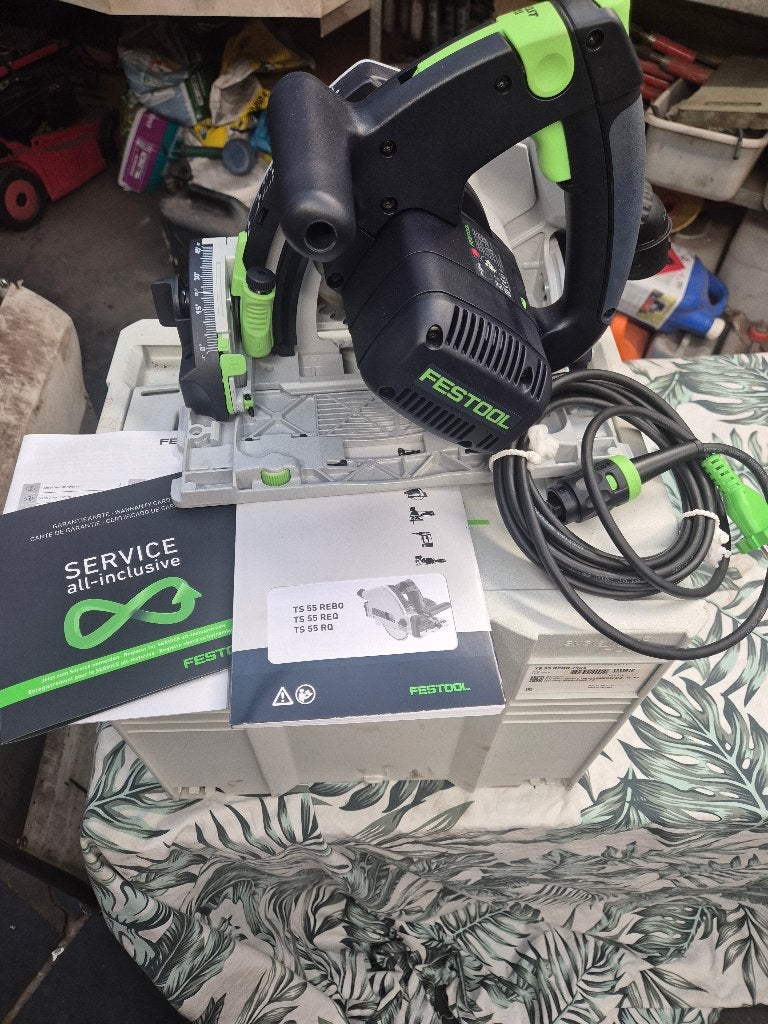 Festool TS 55 REBQ nieuw, Bricolage & Construction, Outillage | Outillage à main, Enlèvement, Neuf, Scie, Festool