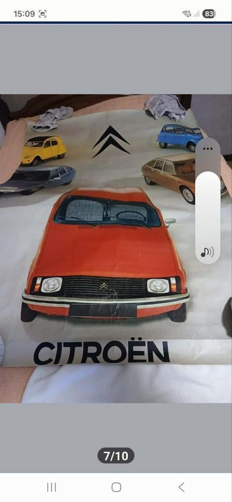 Citroën poster, Ophalen