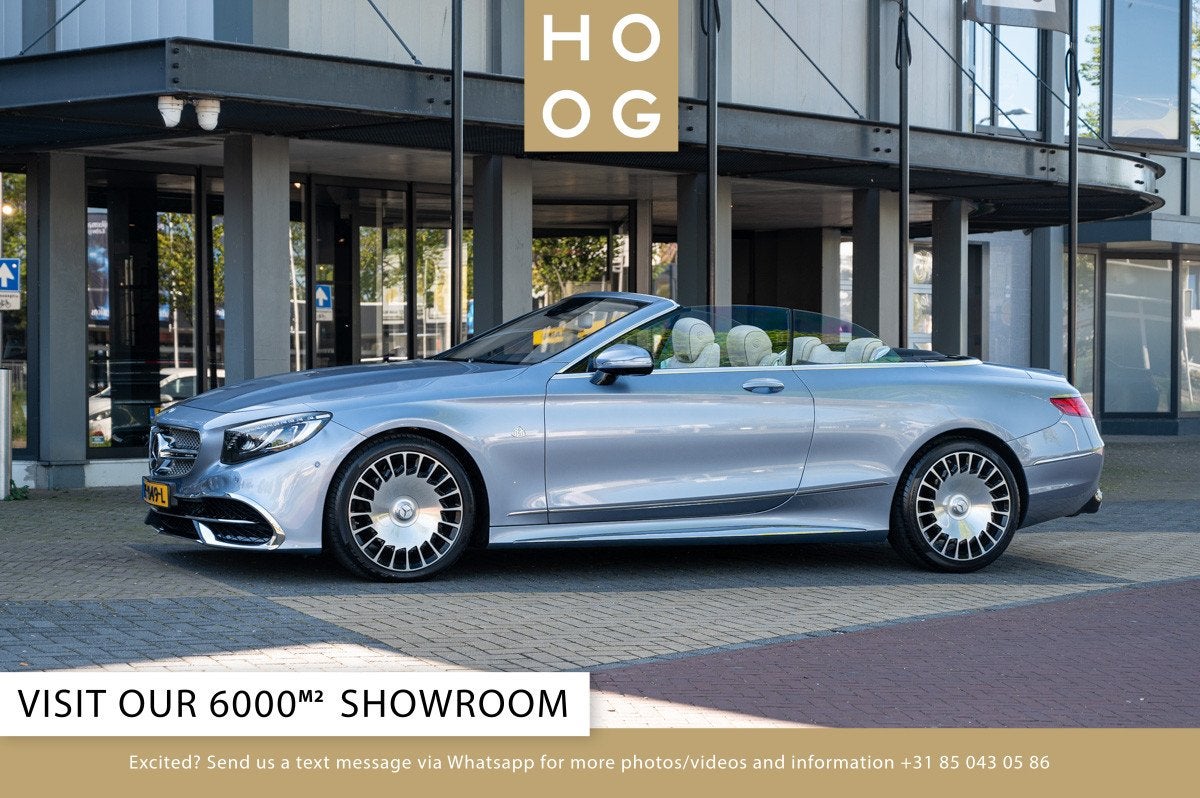 Maybach S650 Cabriolet (bj 2018, automaat), Auto's, Automaat, 4 zetels, Gebruikt, Euro 6