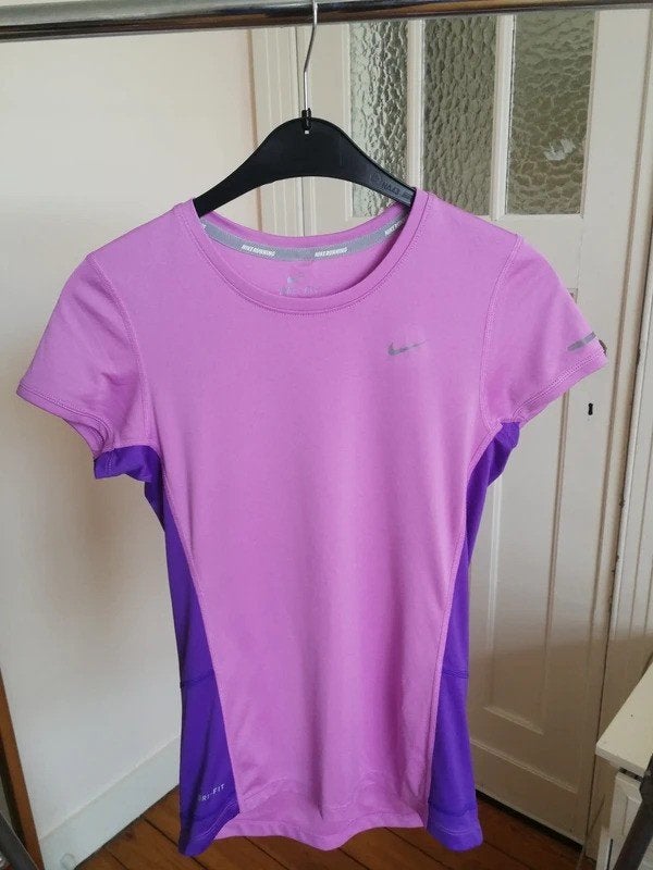 Nike Running T-shirt - XS, Nike, Ophalen of Verzenden, Zo goed als nieuw, Korte mouw