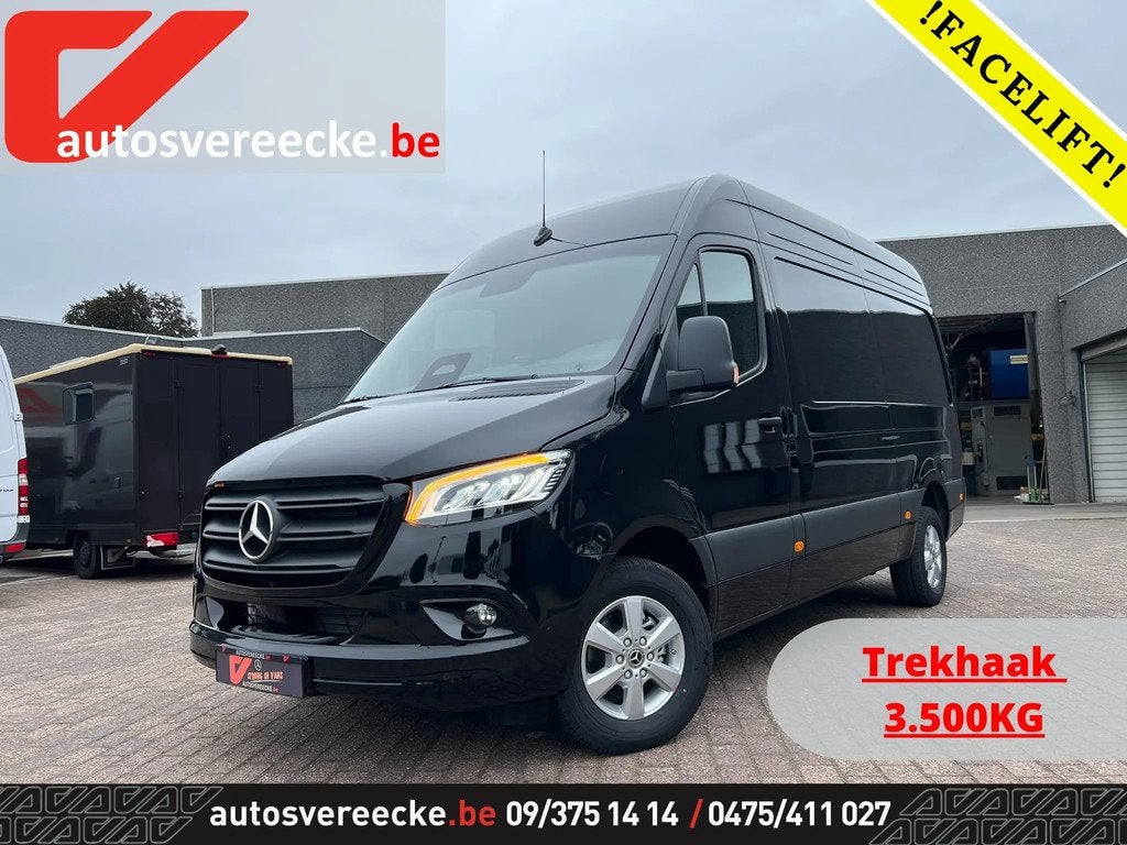 MERCEDES SPRINTER_319 RWD L2H2 SL3.5T AUTO, Auto's, Bestelwagens en Lichte vracht, Automatische klimaatregeling, Stof, Gebruikt