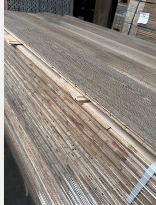 110 M2 RESTPARTIJ; EIKEN CHATAU-VLOER! NU ACTIE., Ophalen, Wit