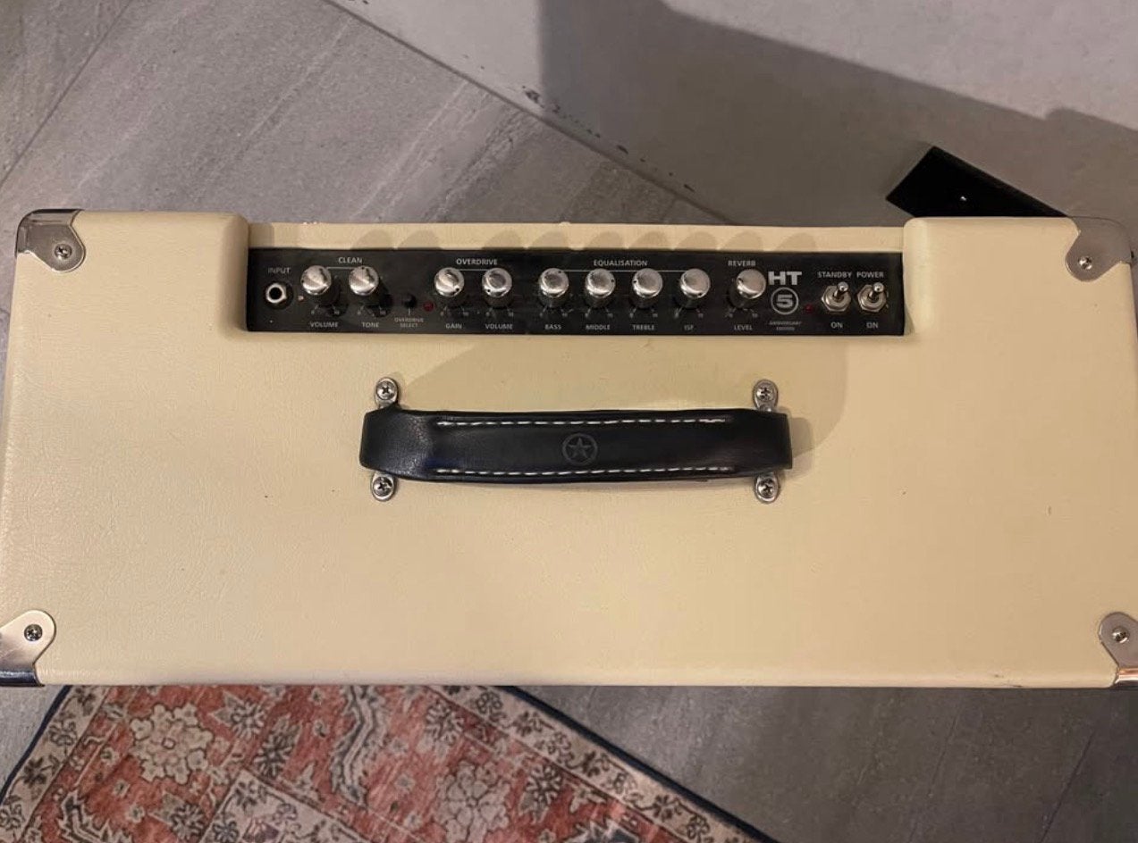 Blackstar ampli 5W lampes HT5-TH blanc limited, Enlèvement, Utilisé, Guitare, Moins de 50 watts