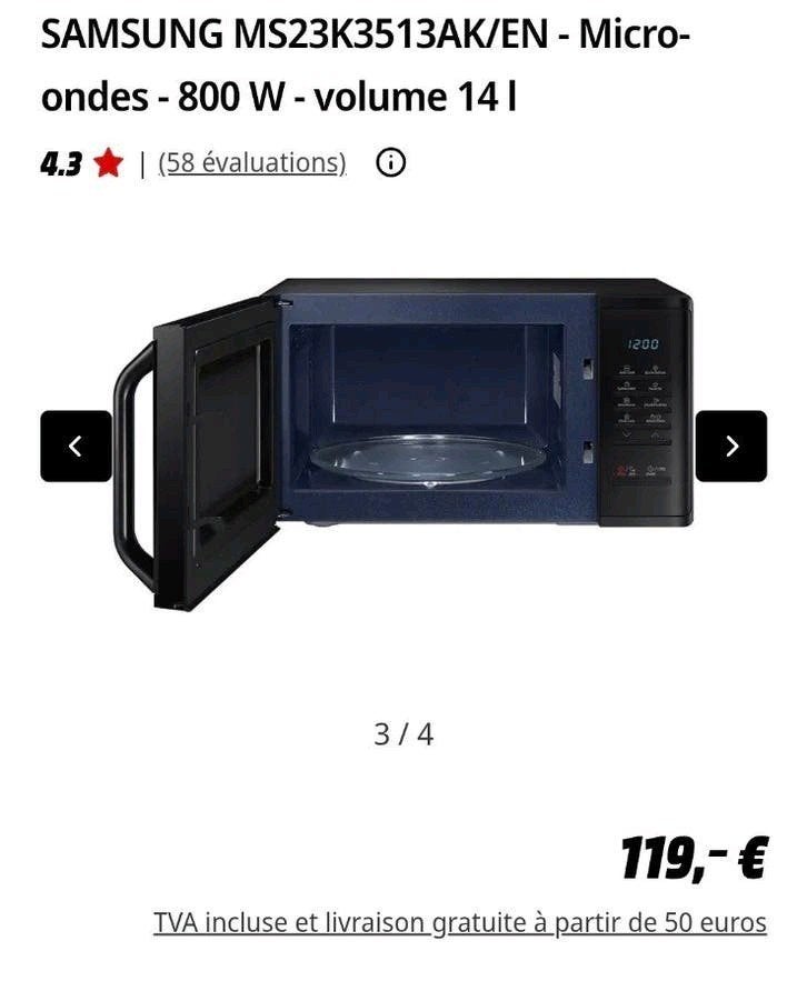 Micro ondes en parfait etat, Elektronische apparatuur, Ophalen
