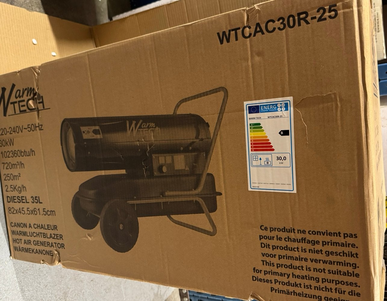 Canon à chaleur, en très bon état, Bricolage & Construction, Enlèvement, Comme neuf
