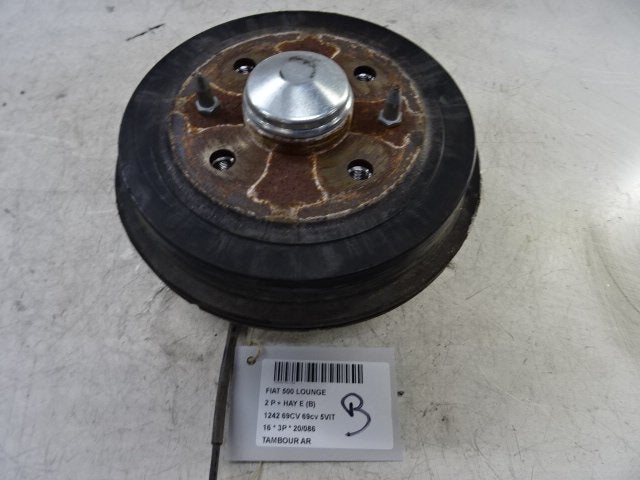 REMTROMMEL ACHTER Fiat 500 (312) (01-2007/12-2012), Gebruikt, Fiat