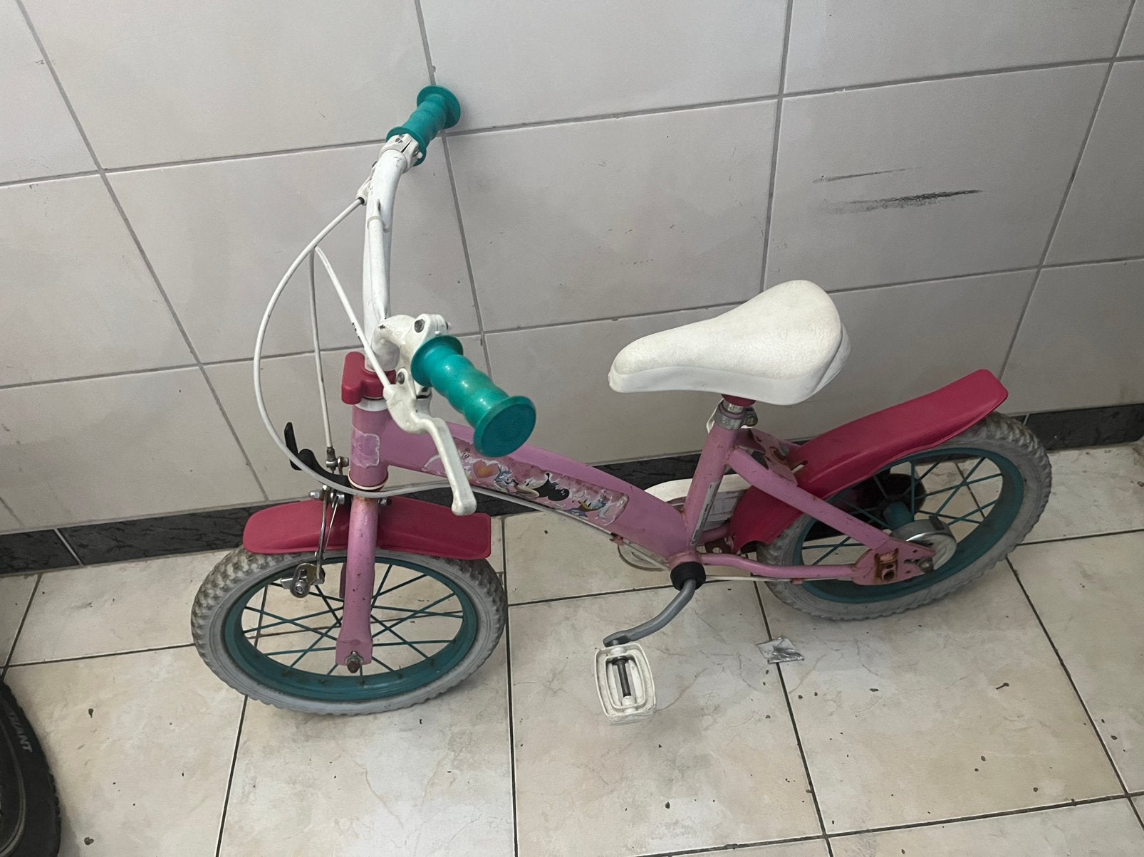 Meisjes fiets, Enlèvement, Utilisé, Frein à tambour, 20 pouces ou plus