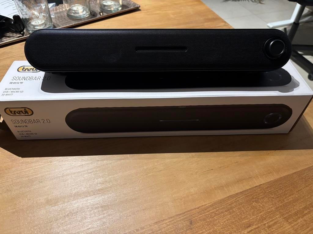 Nieuw Trevi SB 8312 TV Zwart home cinema speaker, Ophalen, Nieuw