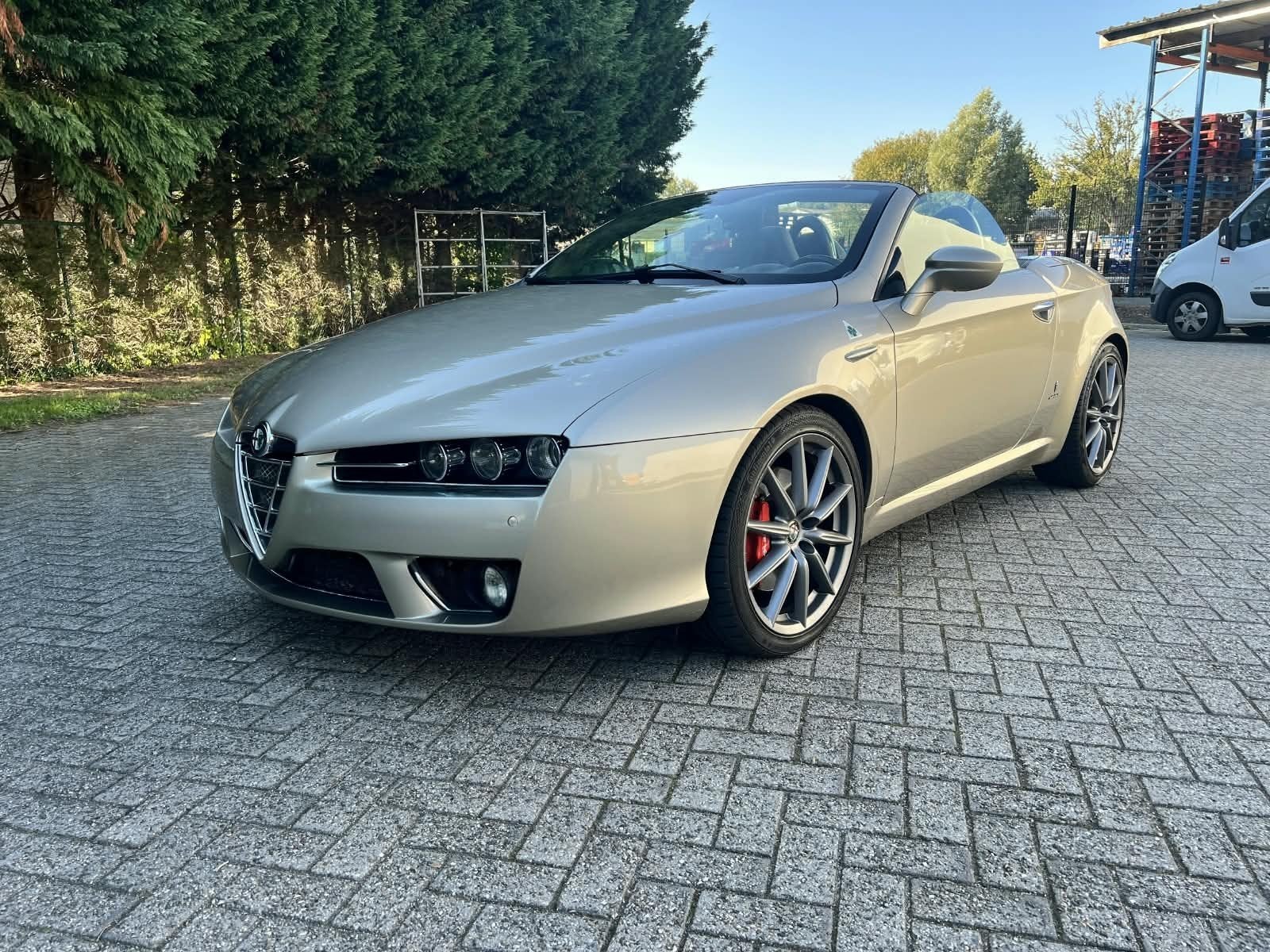 Alfa Romeo Brera Spider 2.2 JTS, Auto's, Voorwielaandrijving, Zwart, Cabriolet, Spider